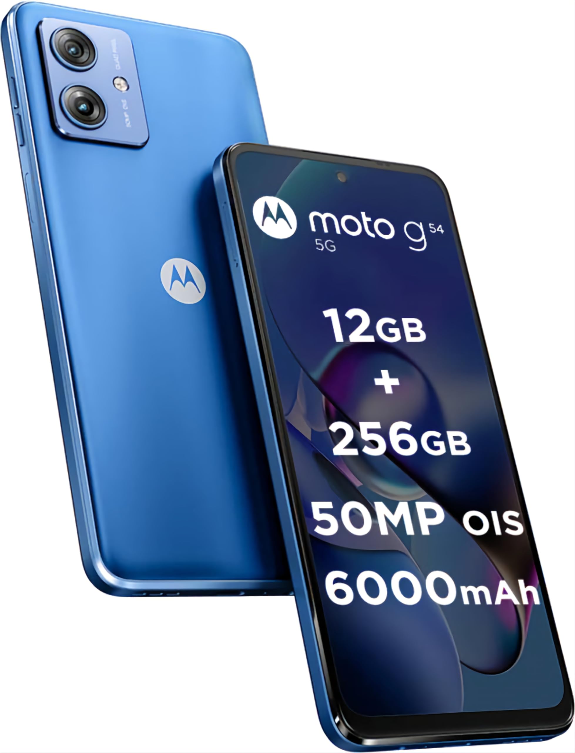Motorola G54 5G (Pearl Blue, 12GB RAM, 256GB Storage)